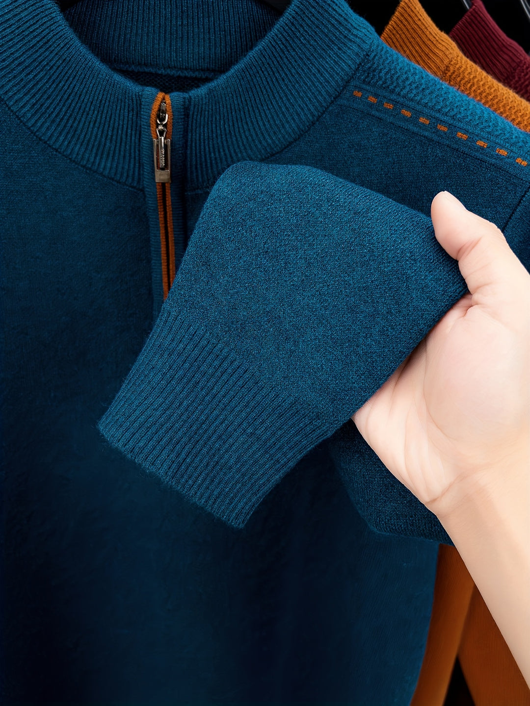 Daniel | Half-Zip Knit Sweater