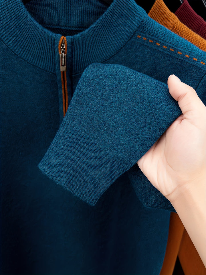 Daniel | Half-Zip Knit Sweater