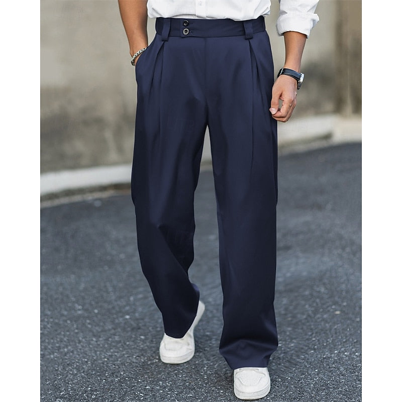 Spencer | Pleated Tailored Trousers