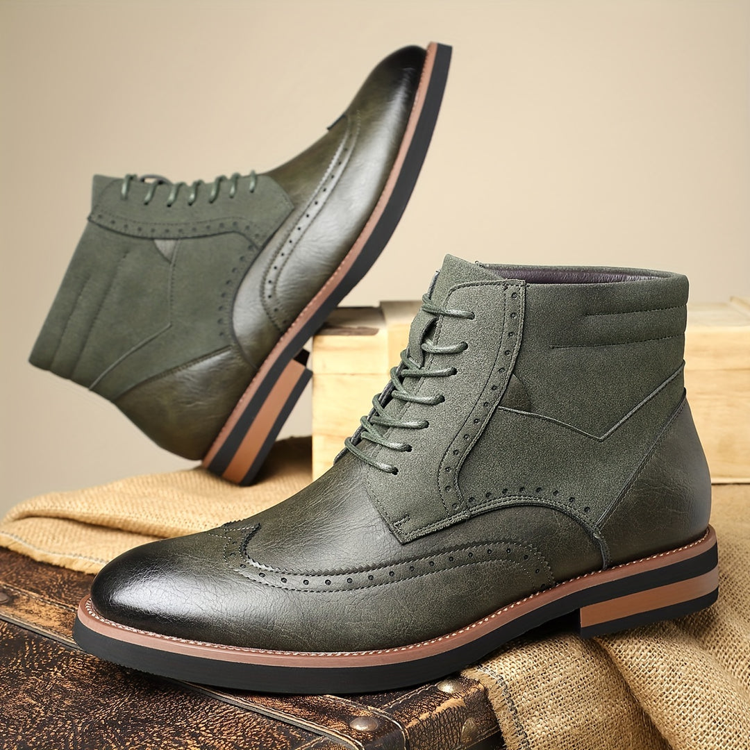 Roland | Classic Wingtip Ankle Boots