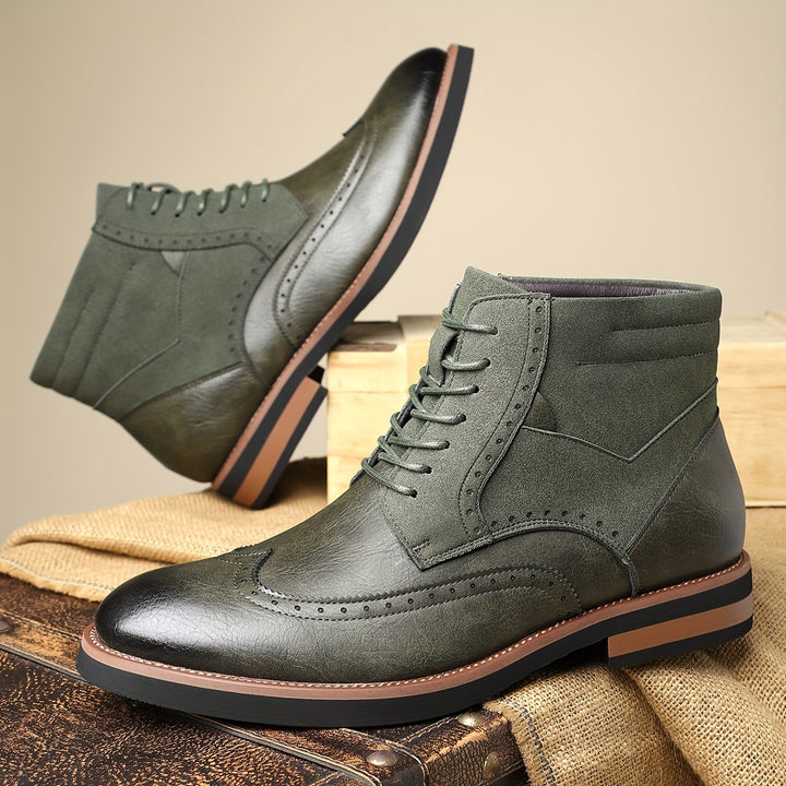 Roland | Classic Wingtip Ankle Boots