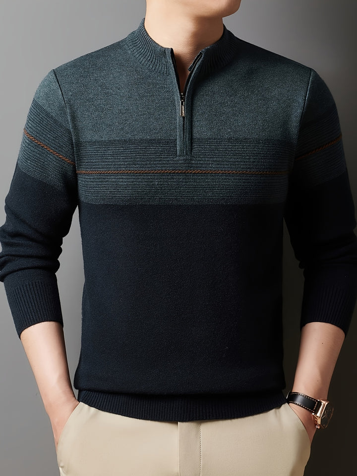 Lucas | Quarter-Zip Knit Sweater