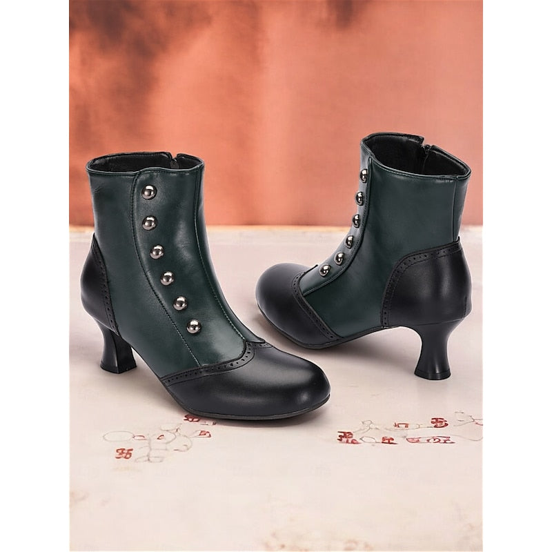 Prudence | Vintage Buttoned Ankle Boots