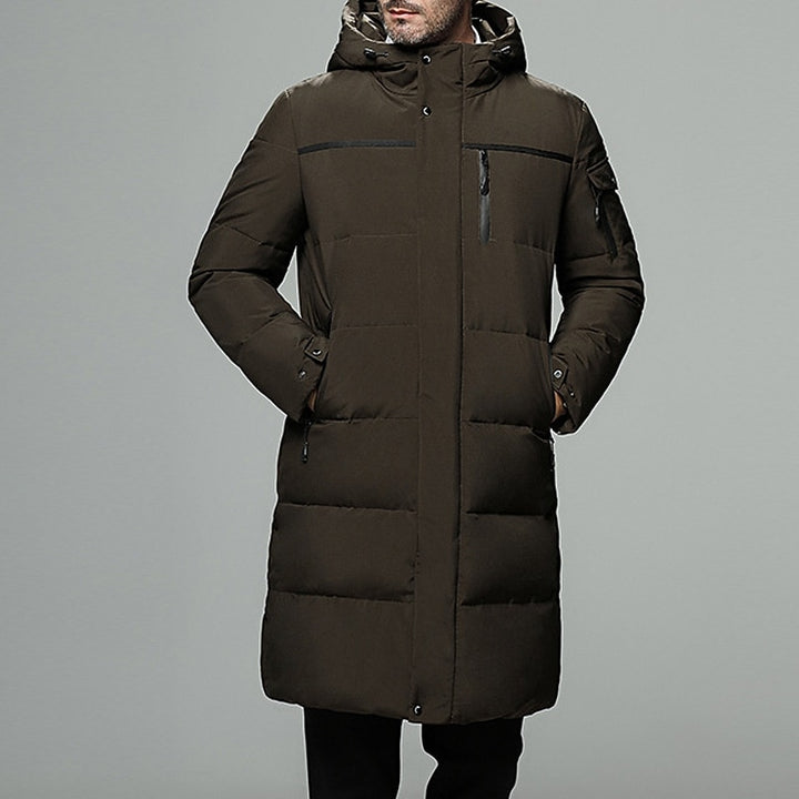 Wade | Hooded Longline Puffer Coat