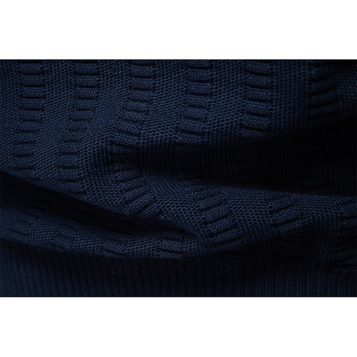 Sheldon | Textured Half-Zip Sweater