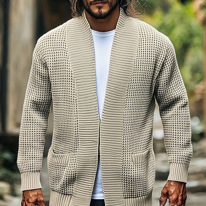 Harrison | Textured Open-Front Cardigan