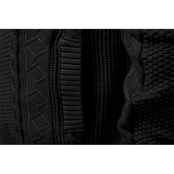Gerard | Textured Zip-Up Cardigan