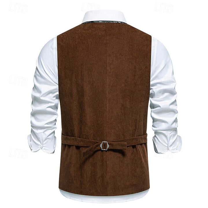 Otis | Embroidered Single-Breasted Waistcoat