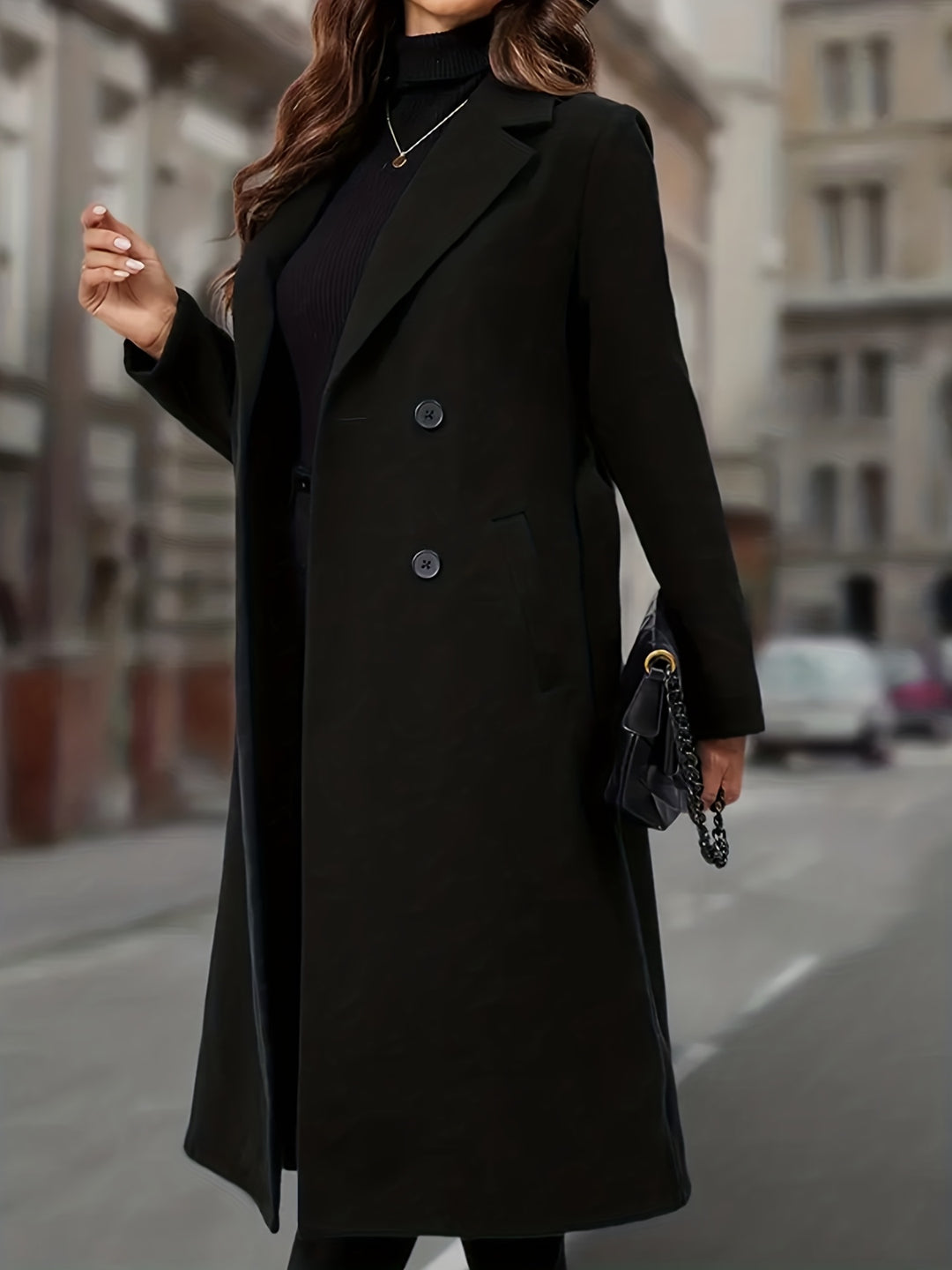 Aurelia | Double-Breasted Long Coat