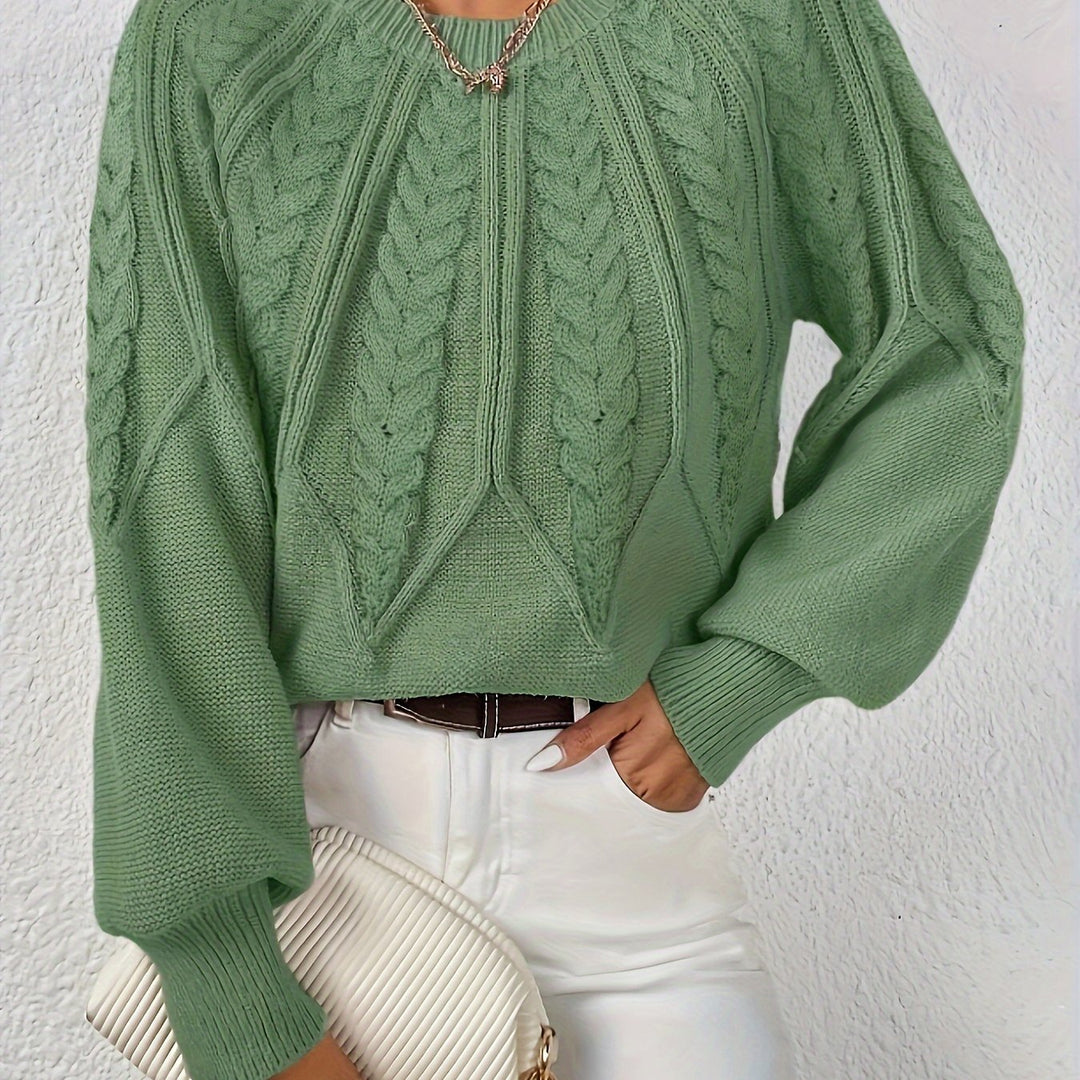 Eleanor | Relaxed Cable-Knit Sweater