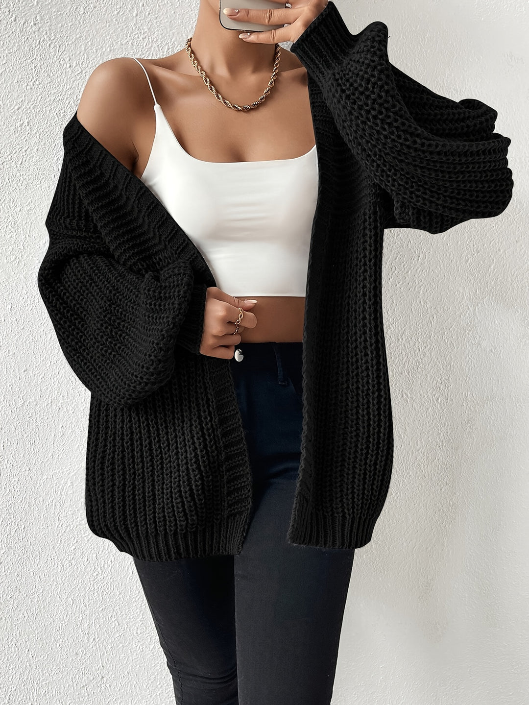 Miranda | Relaxed Chunky-Knit Cardigan