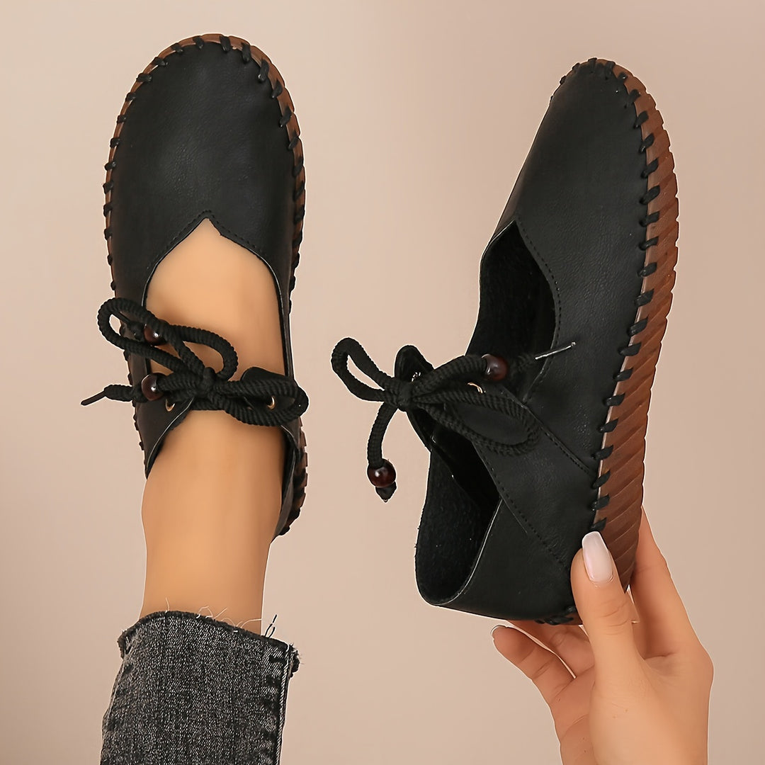 Annette | Handcrafted Lace-Up Flats