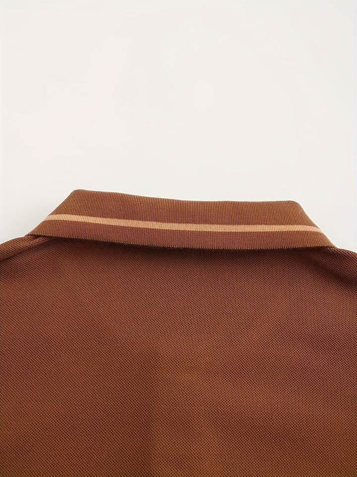 Dalton | Refined Long-Sleeve Polo Shirt