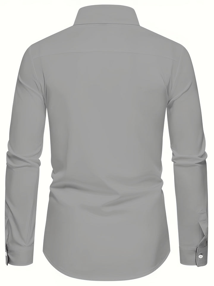 Graham | Contrast-Trim Slim Shirt