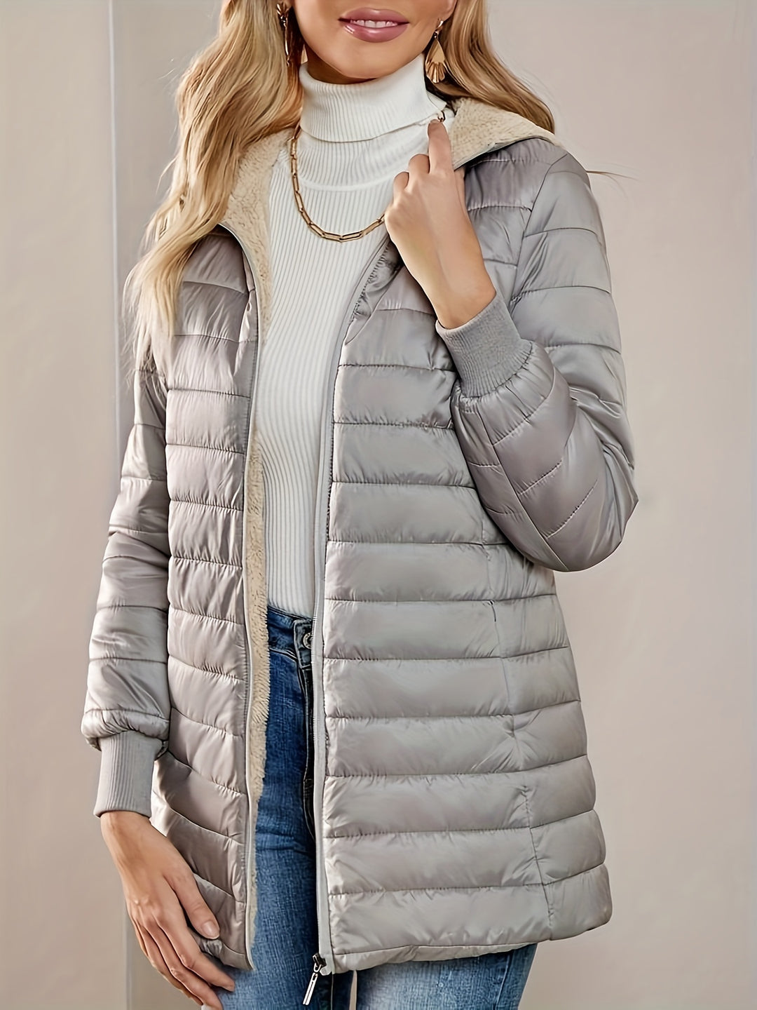 Isla | Quilted Longline Coat