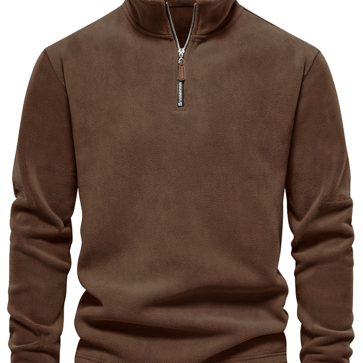 Hugo | Half-Zip Stand-Collar Pullover