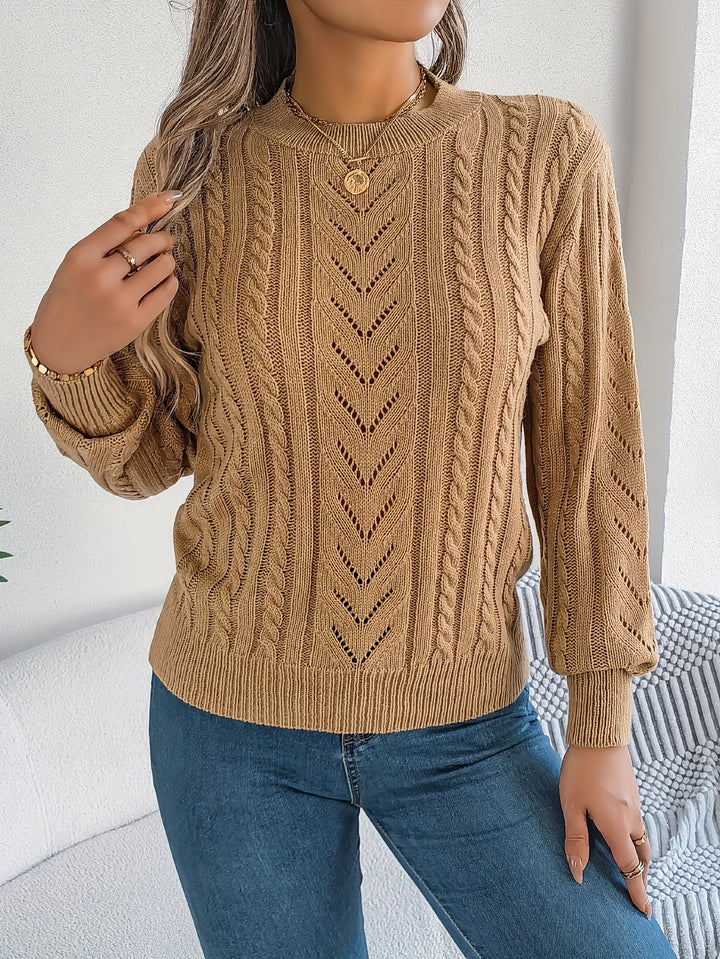 Blythe | Cable-Knit Textured Sweater