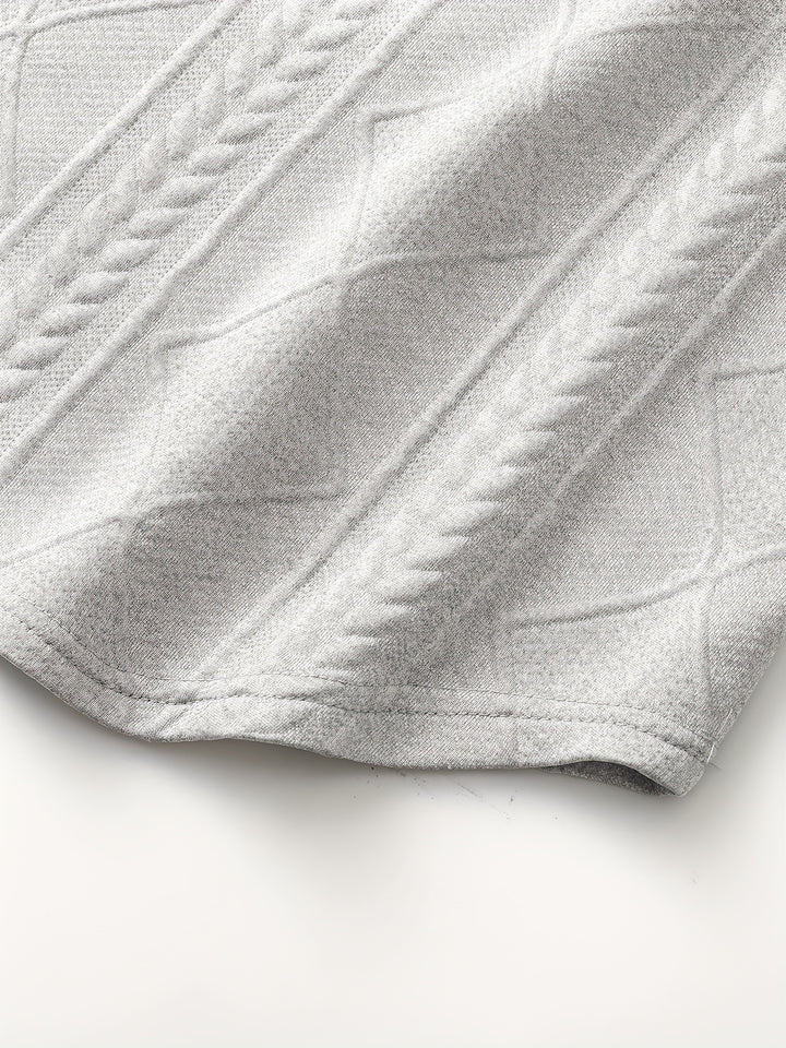 Edwin | Textured Crew Neck Top