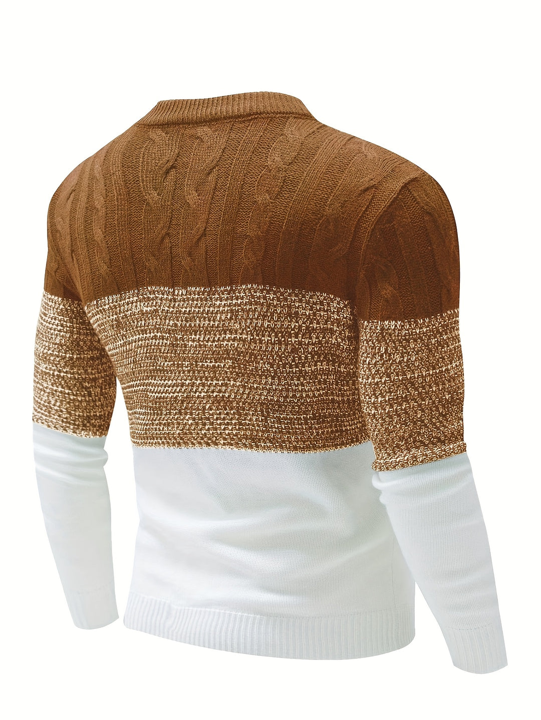 Graham | Color-Block Crew Neck Sweater