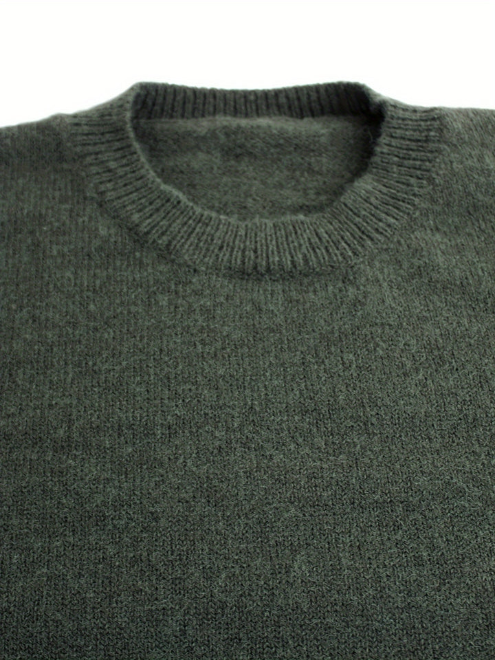 Lydia | Striped-Cuff Ribbed Sweater