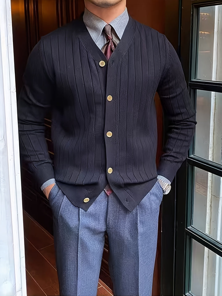 Oliver | Classic Button-Up Cardigan