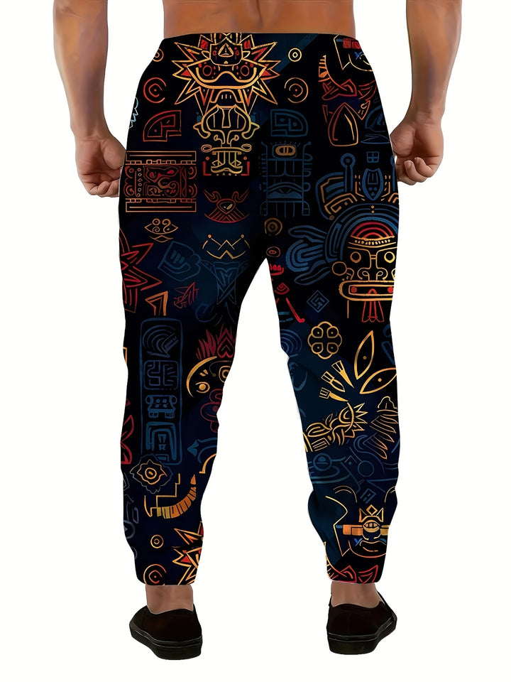 Wyatt | Bold Patterned Joggers