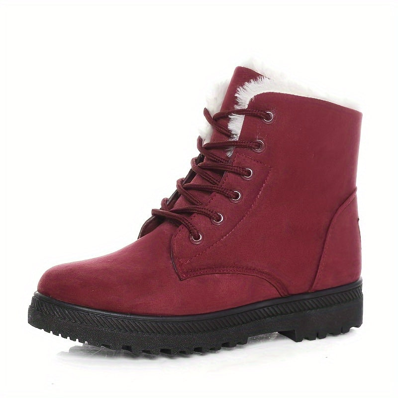 Elsa | Cozy Lace-Up Ankle Boots