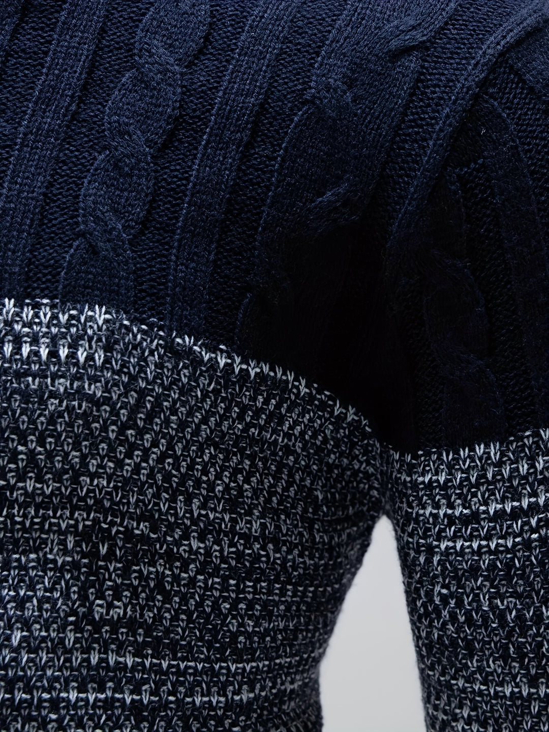 Graham | Color-Block Crew Neck Sweater