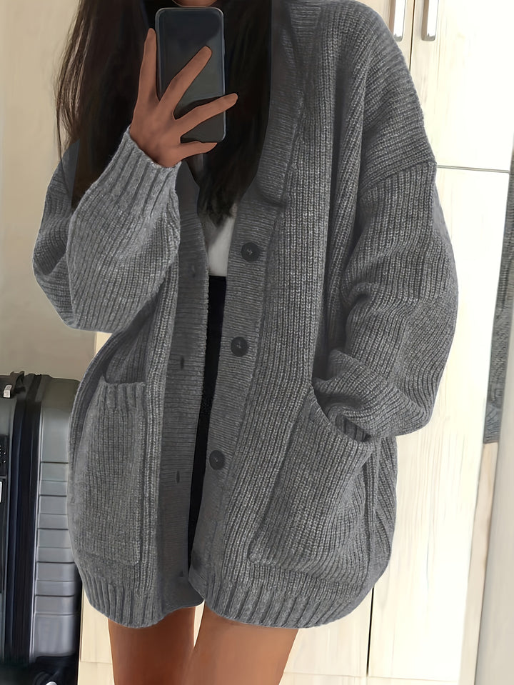 Maisie | Relaxed Button-Front Cardigan