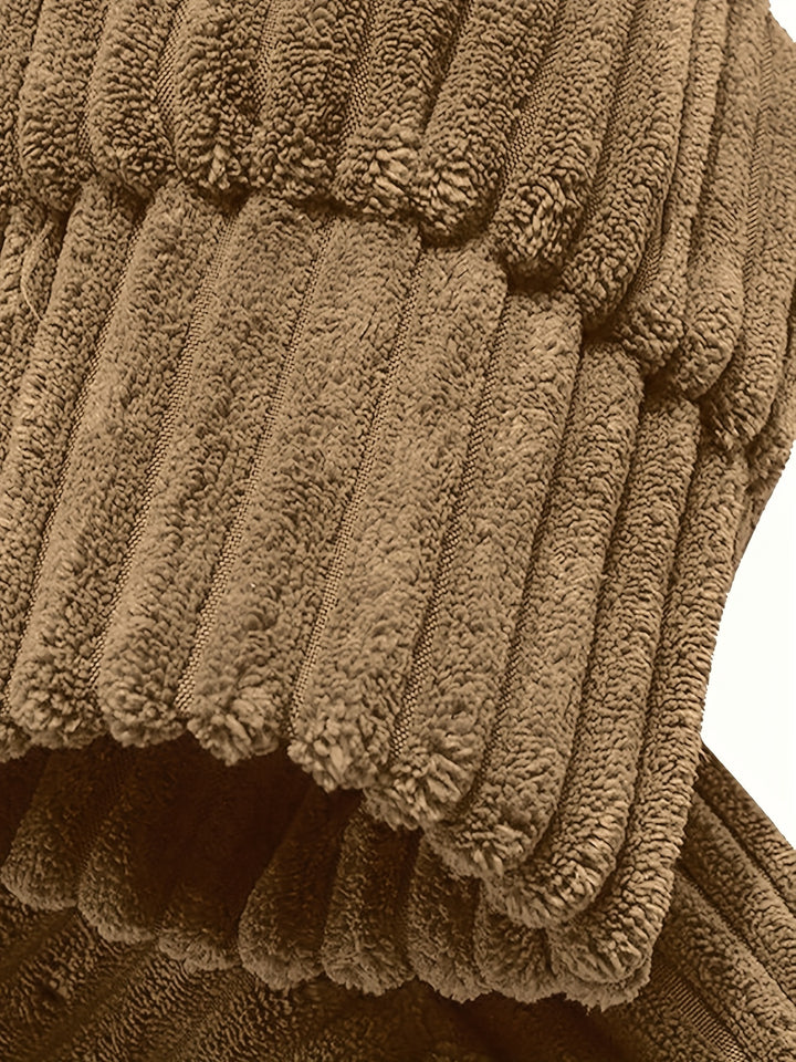 Sebastian | Ribbed Pullover Hoodie