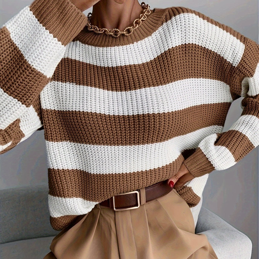 Meredith | Relaxed Striped Sweater