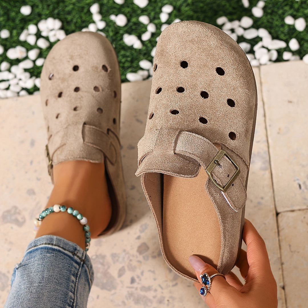 Marion | Buckle-Detail Slip-On Clogs