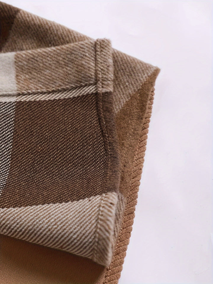 Barnaby | Checked Hooded Overshirt Jacket