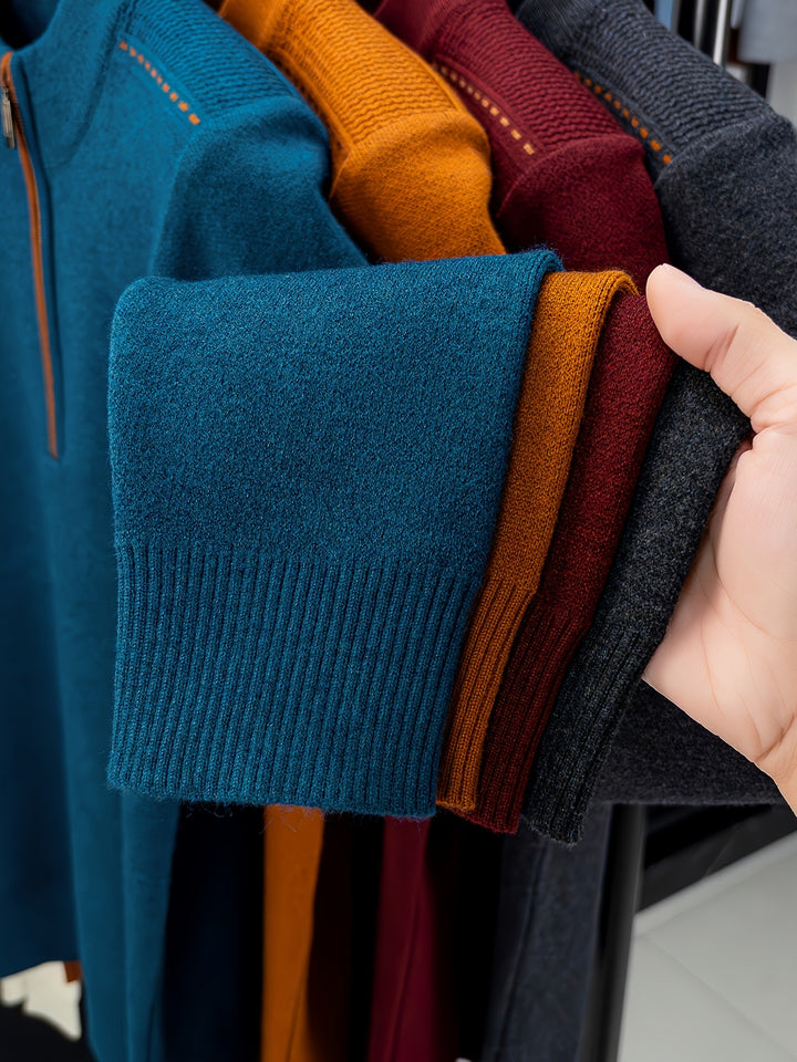Daniel | Half-Zip Knit Sweater
