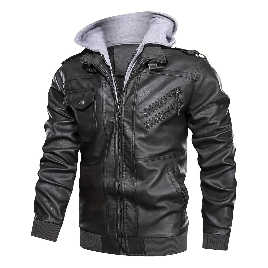 Maddox | Hooded Moto Jacket