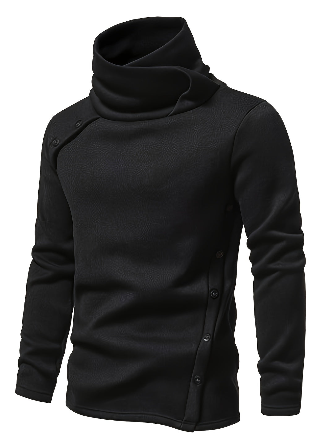 Nash | Slouchy Collar Button-Up Sweater