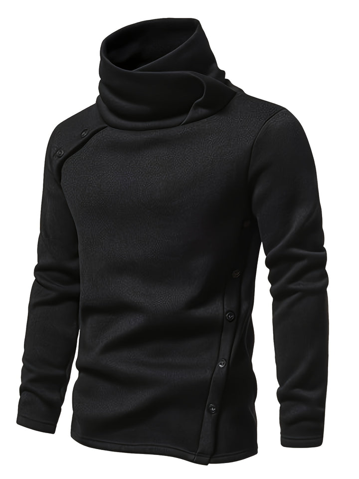 Nash | Slouchy Collar Button-Up Sweater