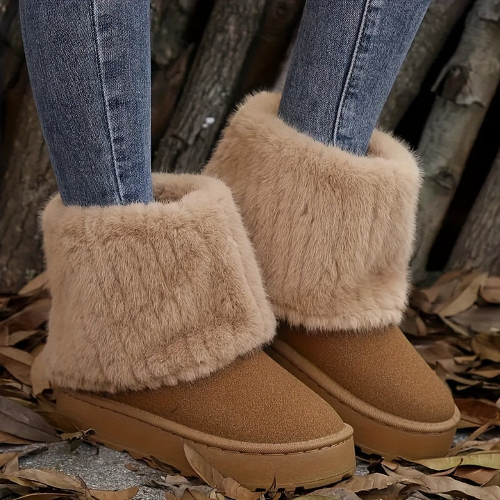 Loretta | Cozy Platform Winter Boots