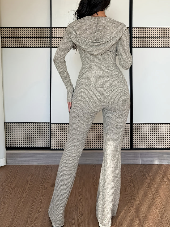 Cassia | Ribbed Lounge Two-Piece Set