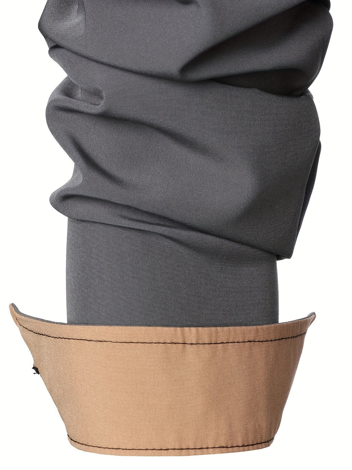 Lucille | Contrast-Trim Long Sleeve Shirt