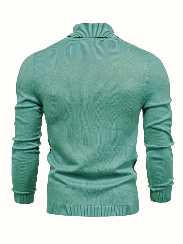 Malcolm | Classic Mock-Neck Sweater