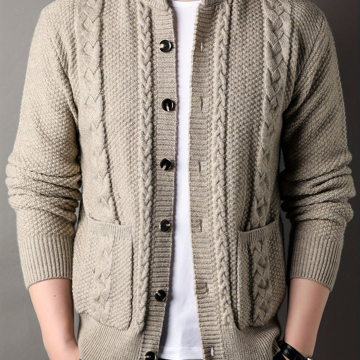 Sinclair | Textured Button-Front Cardigan