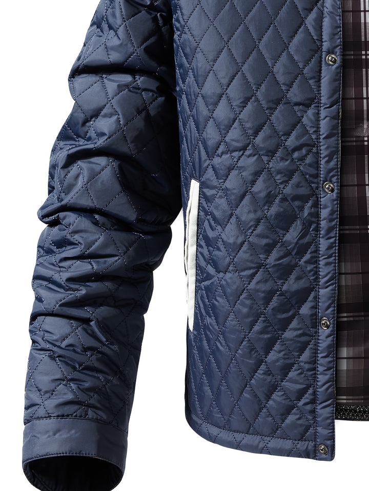Gideon | Quilted Stand-Collar Jacket