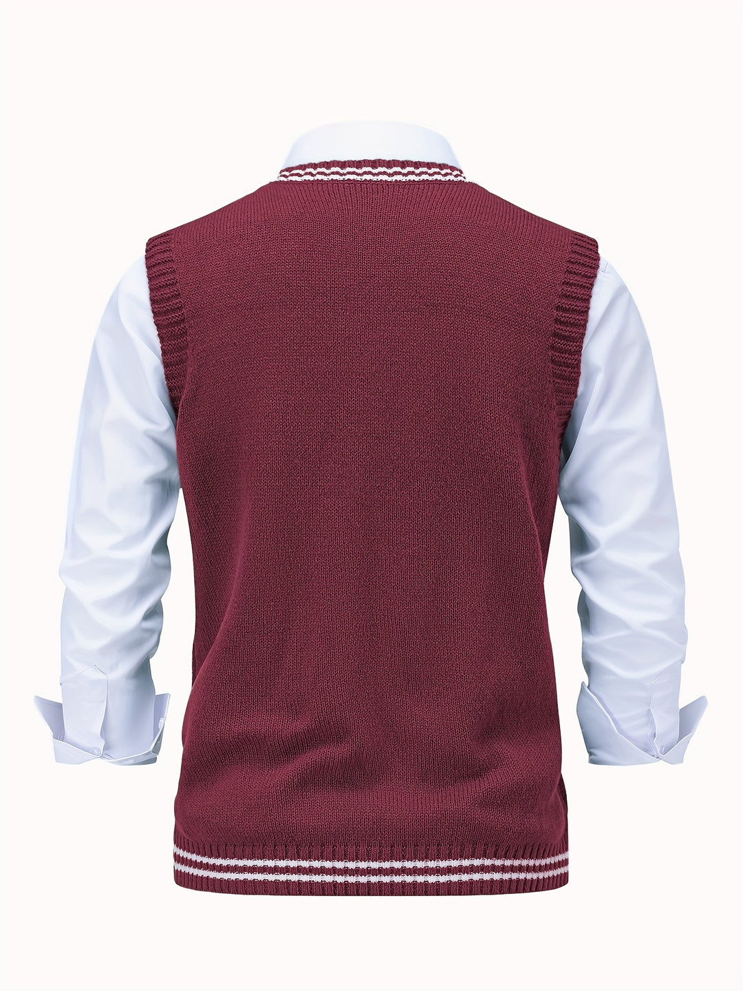 Gideon | Cable-Knit V-Neck Sweater Vest