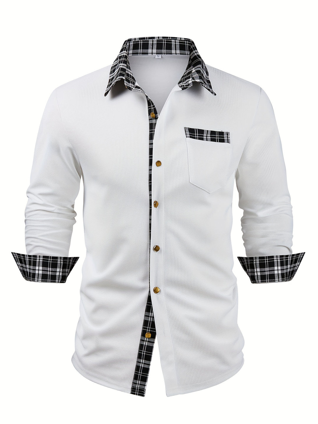 Bradley | Textured Contrast Shirt