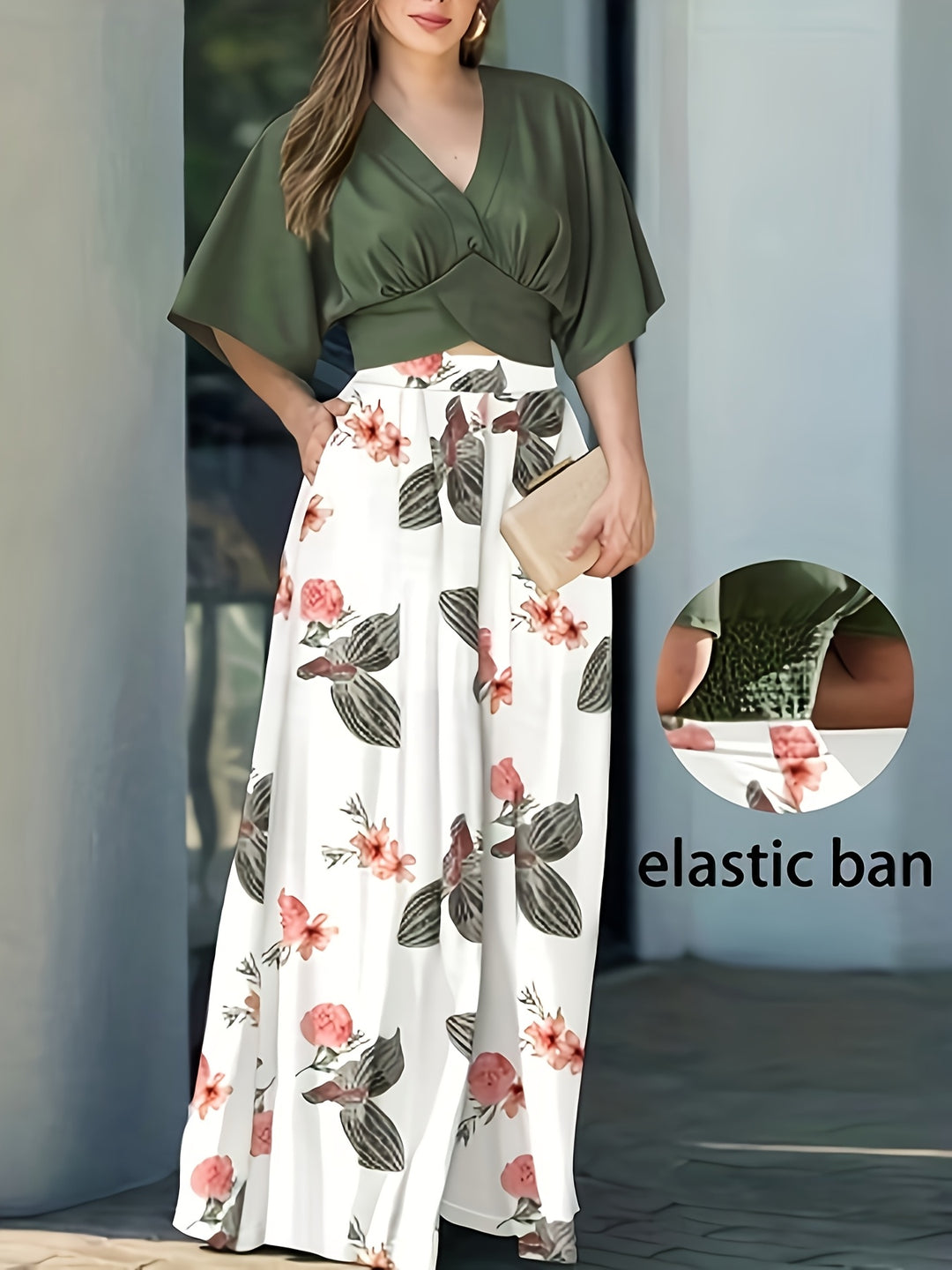 Valeria | Elegant Floral Two-Piece Set
