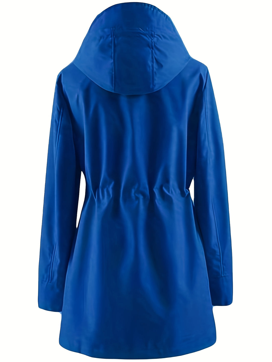 Joyce | Hooded Drawstring Rain Jacket