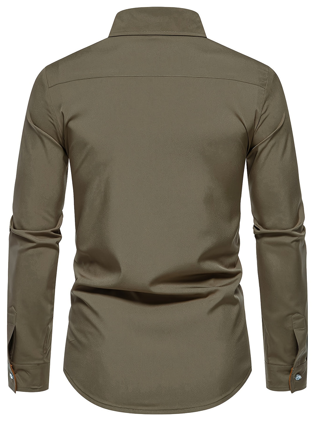 Anthony | Contrast Trim Button-Up Shirt