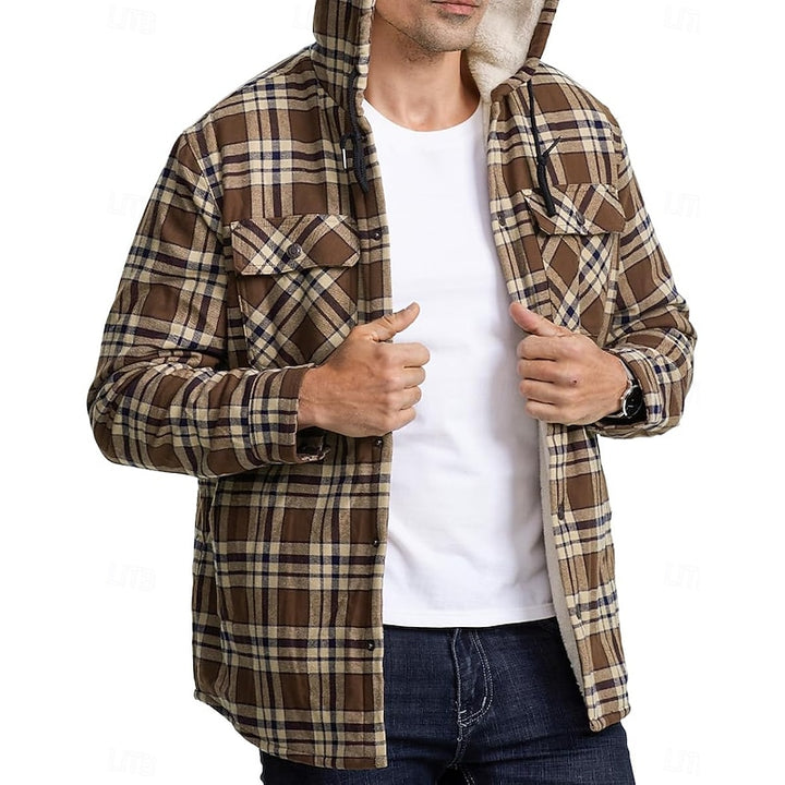 Curtis | Hooded Check Overshirt
