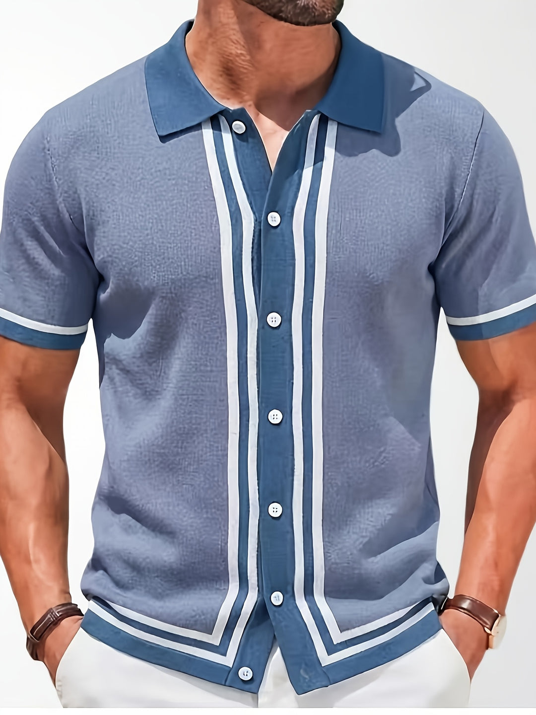 Douglas | Striped Short Sleeve Shirt